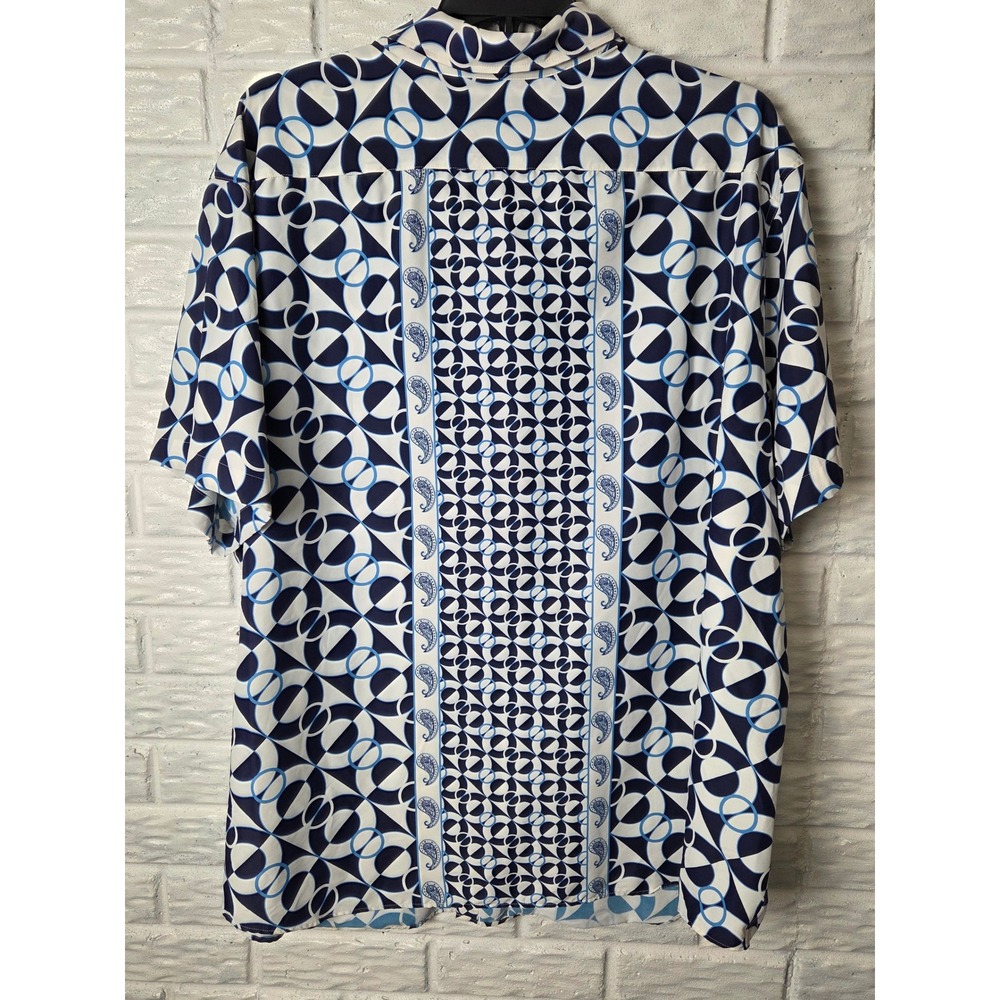 CREMIEUX Premium Denim button up Men's shirt size 4XB Big Nylon Stretch NWT - Picture 5 of 9